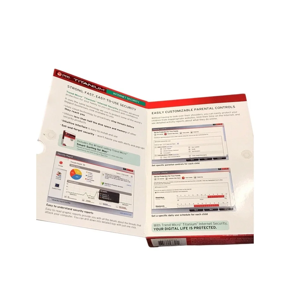 New! Trend Micro Titanium "Internet Security" (2012) [3 PC/1 MAC‎ (1 Year)] - Picture 2 of 3